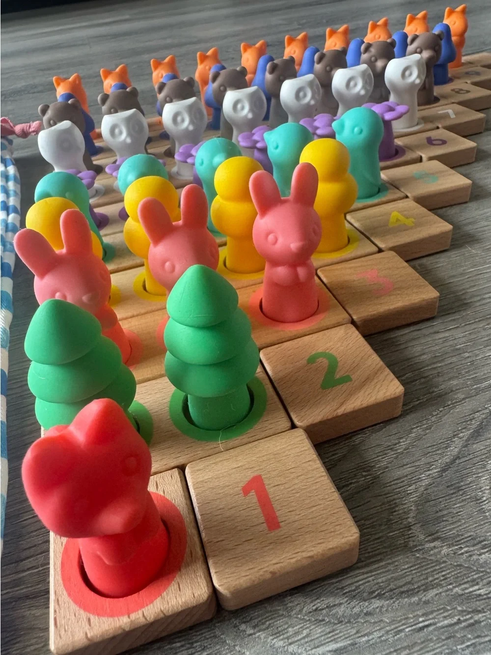 Lovevery Montessori Math Bars, Number Tiles, and Number Sense Nature Counters